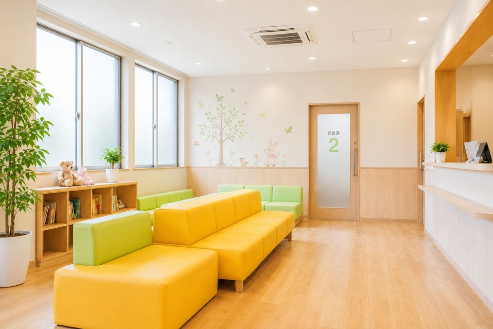 院内待合室の様子